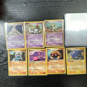 Pokémon EX Power Keepers - 7 Cards, sleeved and in top loader